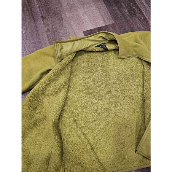 L.l.bean Youth Size XL 18 age zip up Jacket Fleece green - Picture 8 of 12